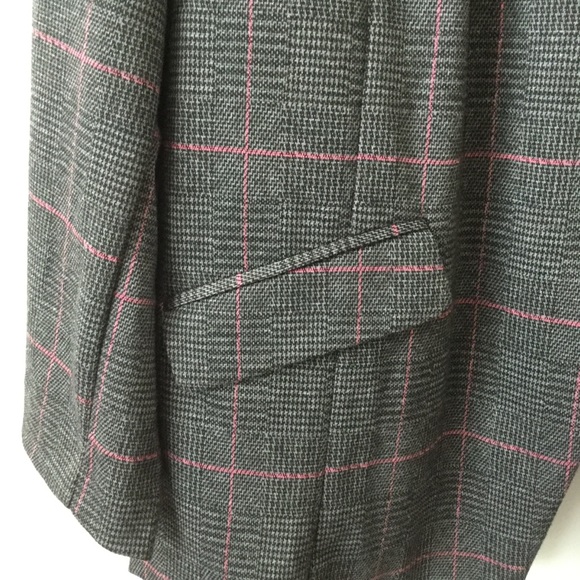 Torrid Grey Plaid  Double Knit Blazer - Picture 3 of 8